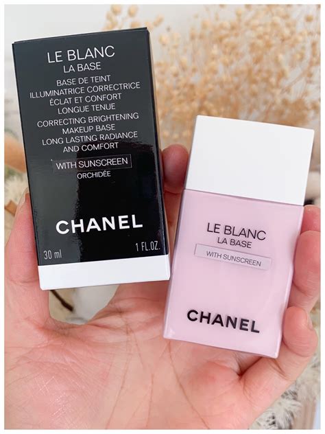 chanel la blanc|chanel le blanc makeup base.